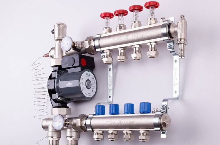 Les principaux points d'installation et de réglage des débitmètres pour le système de chauffage par le sol