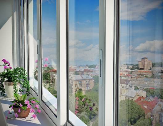 Vitrage de balcon avec profil en aluminium Avis