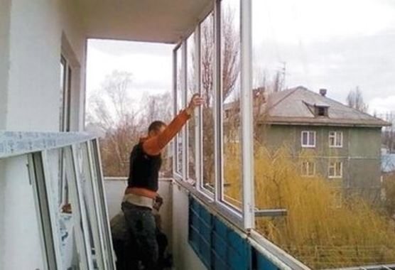 vitrage du balcon de vos propres mains