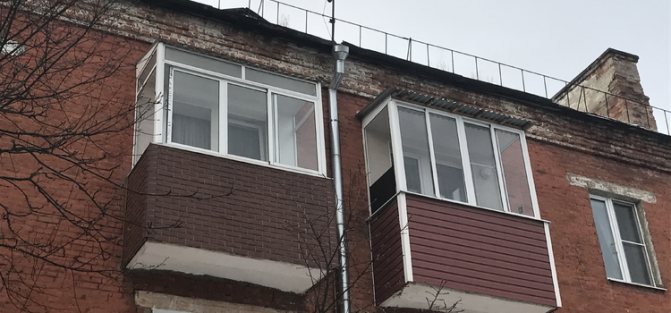Vidros das varandas com alumínio