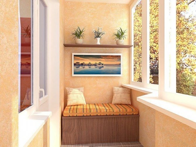 finition du balcon avec du plâtre décoratif