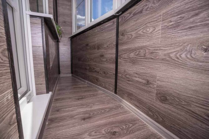 Balkonveredelung mit Laminat