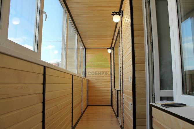 finition avec balcon eurolining