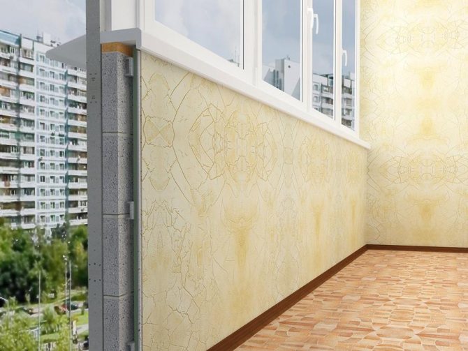 décoration murale de balcon