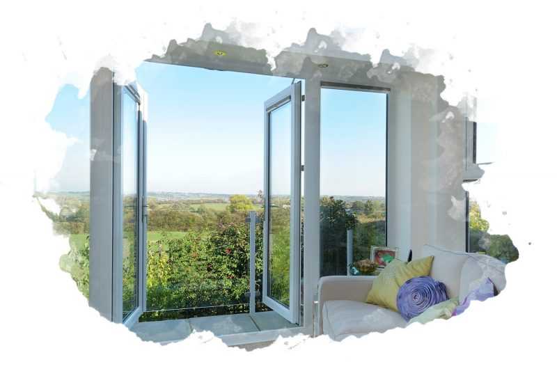 Plastikfenster öffnen