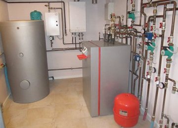 système de chauffage dans une maison privée