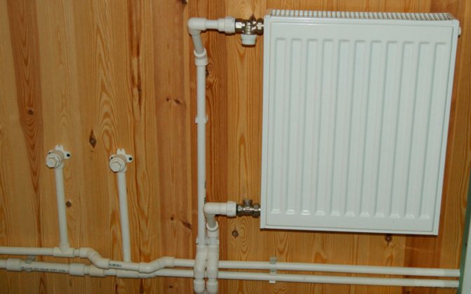 Radiateur à panneaux avec raccordement latéral