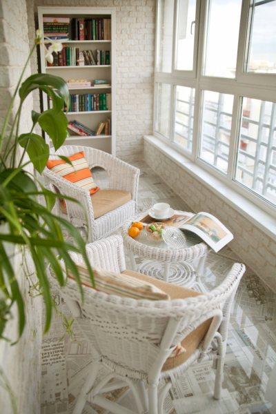 Parapet sur le balcon
