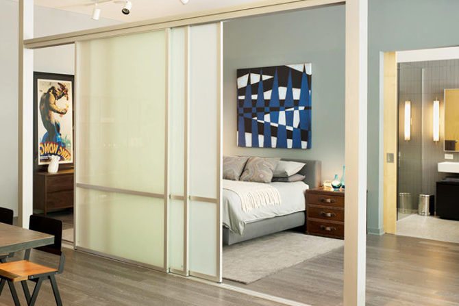cloisons dans l'appartement