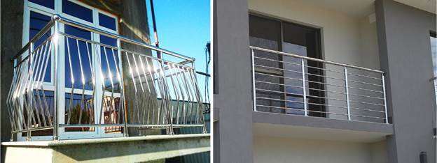 Garde-corps de balcon: types de garde-corps de balcon