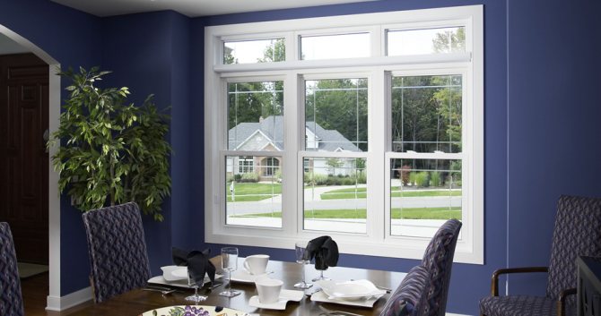 Plastikfenster in der Wohnung