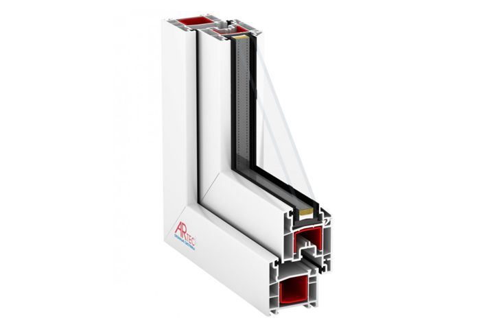 Profilé plastique du système ARtec 60 mm