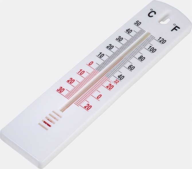 Thermomètre en plastique