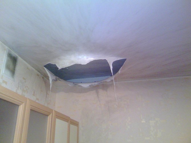 Plafond tendu de film de PVC de fonte