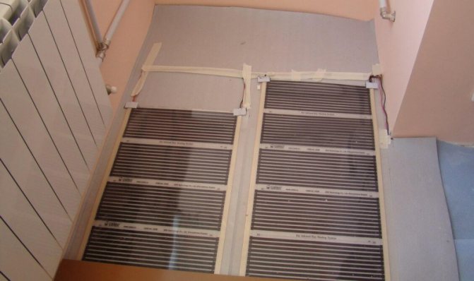 Chauffage par le sol en feuille: feuille chauffante infrarouge, installation de feuille chauffante, installation au mur
