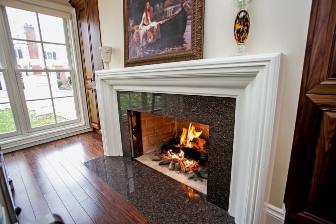 carrelage pour poêles et cheminées décoration photo