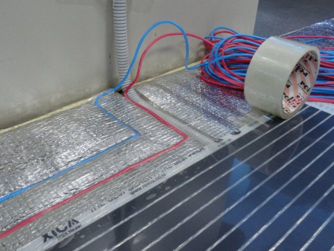 Aquecimento por piso radiante aquecimento por piso radiante: água e infravermelho elétrico, filme de lavsan refletor de calor é melhor