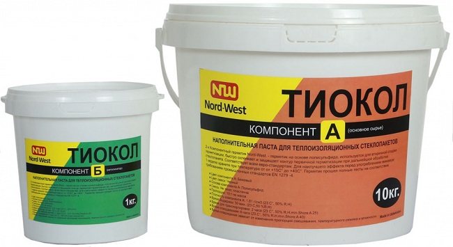 Scellants pour fenêtres au polysulfure (thiokol)