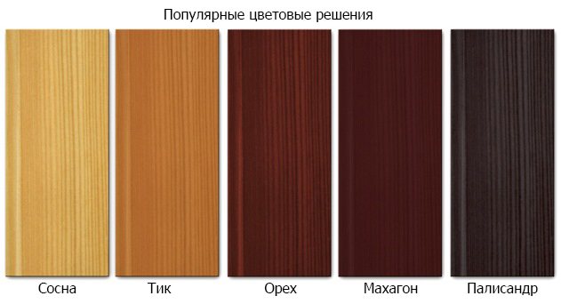 Couleurs populaires des fenêtres en bois
