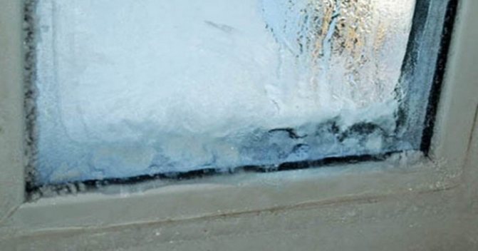 La conséquence de l'apparition de pleurs sur les fenêtres en hiver