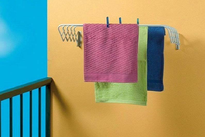 Máquina de secar roupa de teto na varanda: vantagens em relação aos demais modelos