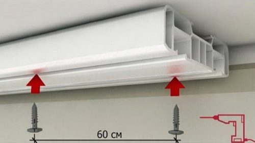 Deckenvorhänge für Vorhänge