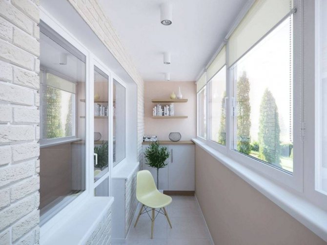 Plafond à faire soi-même sur le balcon: de quoi faire des photos et des vidéos