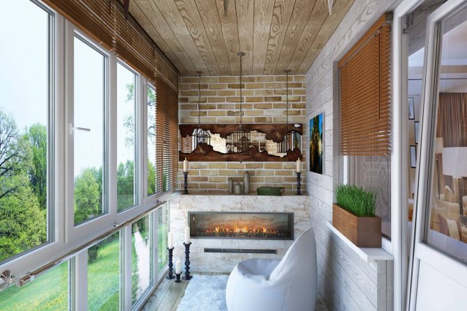 Plafond à faire soi-même sur le balcon: de quoi faire des photos et des vidéos