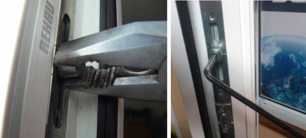 Eksantriği pense veya altıgen anahtarla çevirin
