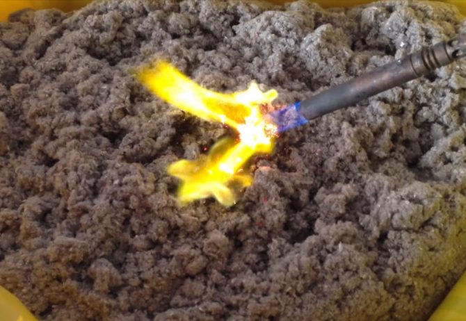 Brandschutz der Ecowool