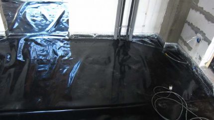 Installation correcte d'un chauffage par le sol à eau