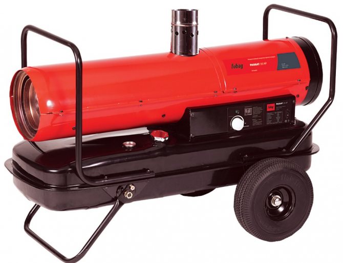 Lors du choix d'un canon à gaz pour un garage, vous devez tenir compte de sa superficie.