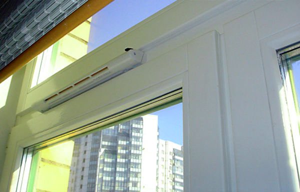 Vanne d'alimentation sur le balcon