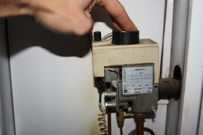 Процесът на включване на газовия котел
