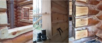 Ouvertures dans une maison en rondins : quand découper les ouvertures des fenêtres et des portes