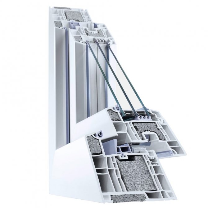 Profil REHAU Geneo avec insert thermique