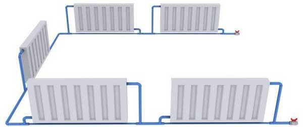 Le système monotube le plus simple - la meilleure option pour le chauffage de l'eau chaude de la serre