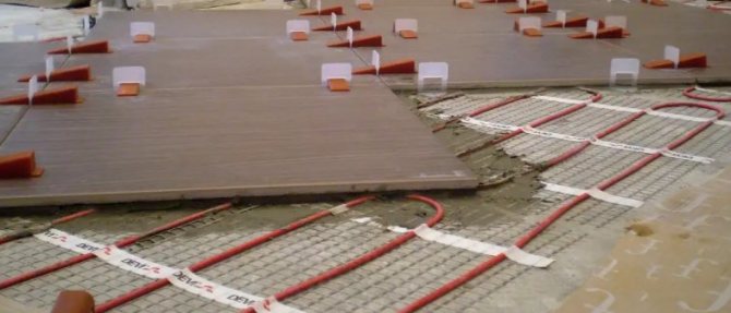 chauffage au sol PVC
