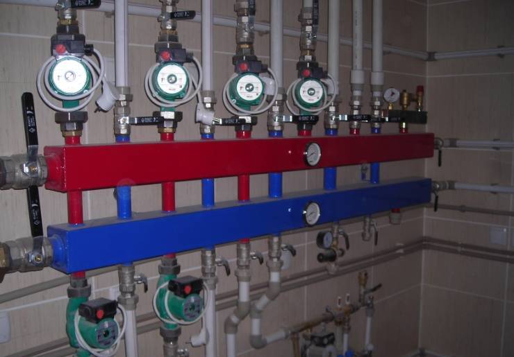Collecteur de distribution de chauffage bricolage: schémas et caractéristiques de montage