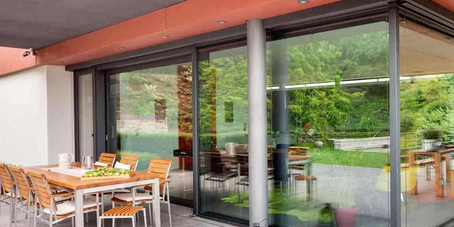 Portes-fenêtres coulissantes avec profil en aluminium à un prix abordable