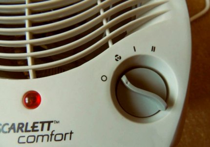 Ajuste de potência de aquecimento