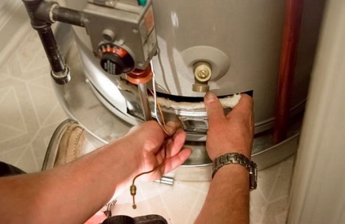 Reparatur von Gaswarmwasserbereitern