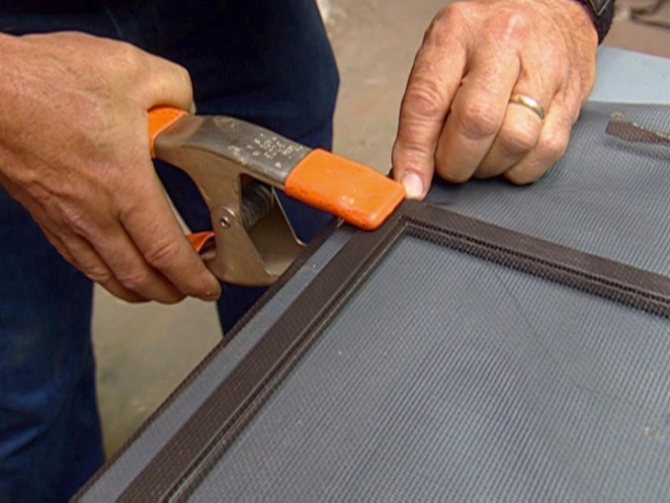 Outils de réparation de moustiquaire bricolage