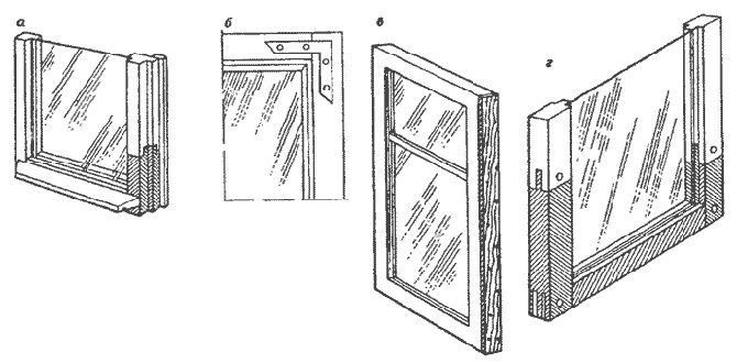 Réparation de châssis de fenêtre obliques d'une fenêtre en bois