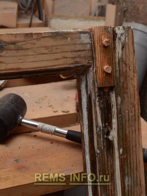 Възстановяване на дървен прозорец 10.