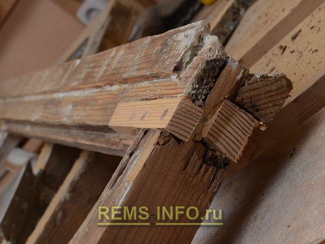 Възстановяване на дървен прозорец - опесъчаване на зъбците 2.
