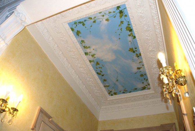 Dessiner le ciel au plafond