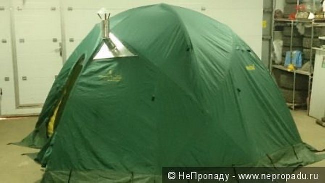Réchaud de tente fait maison