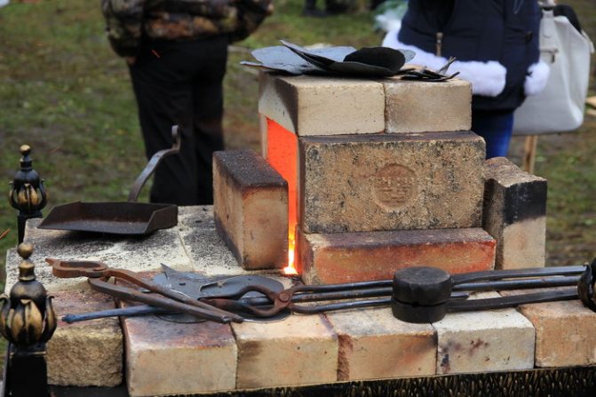 Forge de brique maison