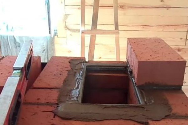 Стъпка 4 - тухлена зидария над портата